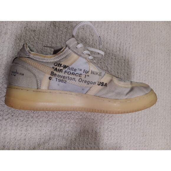 Nike Off-White x Air Force 1 Low the Ten Men\'s Size 10 Virgil main image 13